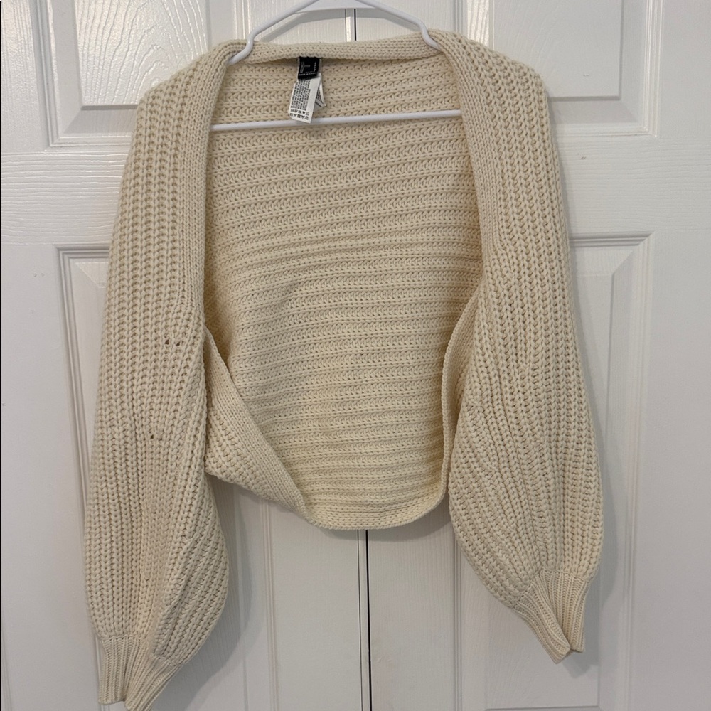 Forever 21 Cream Knit Sweater